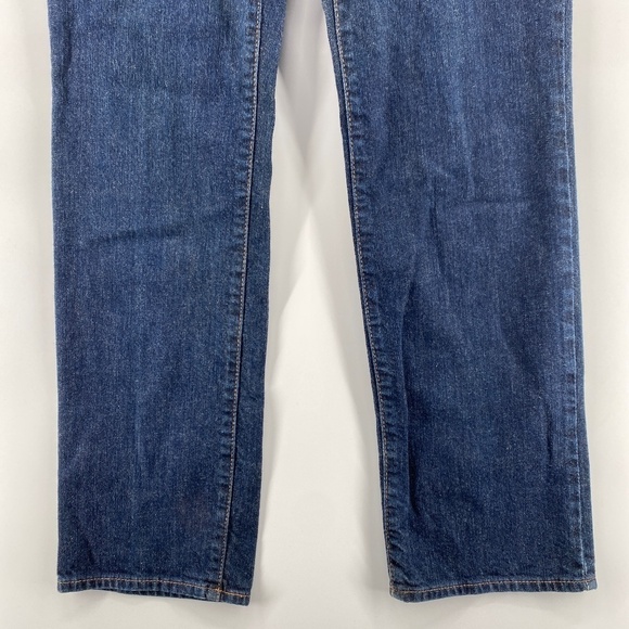 Eddie Bauer Jeans Women's Size 10 Specially Died Blue Denim Button Zip Closure - Picture 3 of 14